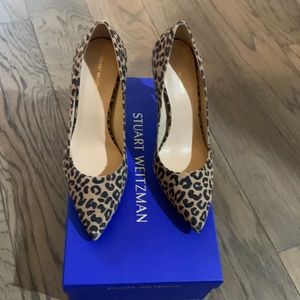 NWT Stuart Weitzman *New in Box* Dancer 95 Pump Leopard-size 9